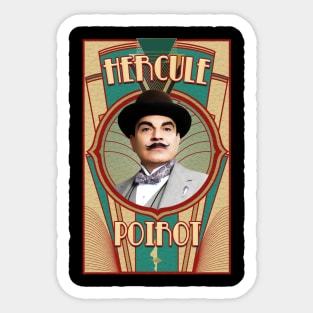 Hercule Poirot Design Sticker